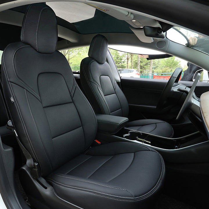 テスラ専用 車種専用設計 高級シートカバー JUSTFIT保証 防水レザー おしゃれ 全席セット