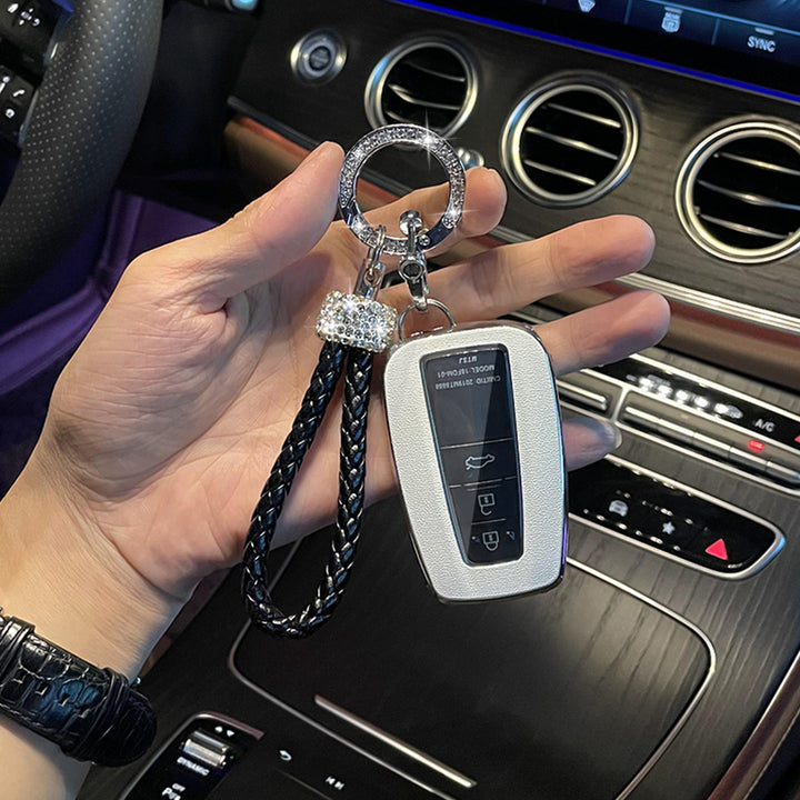 TOYOTA 車用 キーケース キーカバー 高級感 オシャレ 耐摩耗 耐久性 高品質レザー 傷 汚れ防止 軽量 防水 鍵を保護