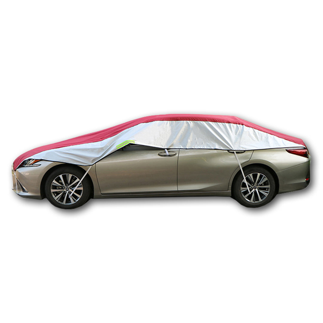 車ハーフカバー 6色 軽量 取付簡単 防水  軽/普自動車 SUV車対応 どんな天気でも使える　