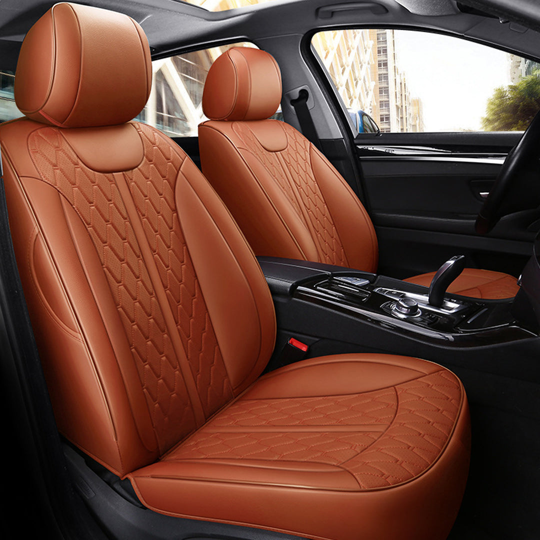 高品質シートカバー フィット感抜群 オーダーメイド 7色レザー 防水 軽/普自動車 SUV
