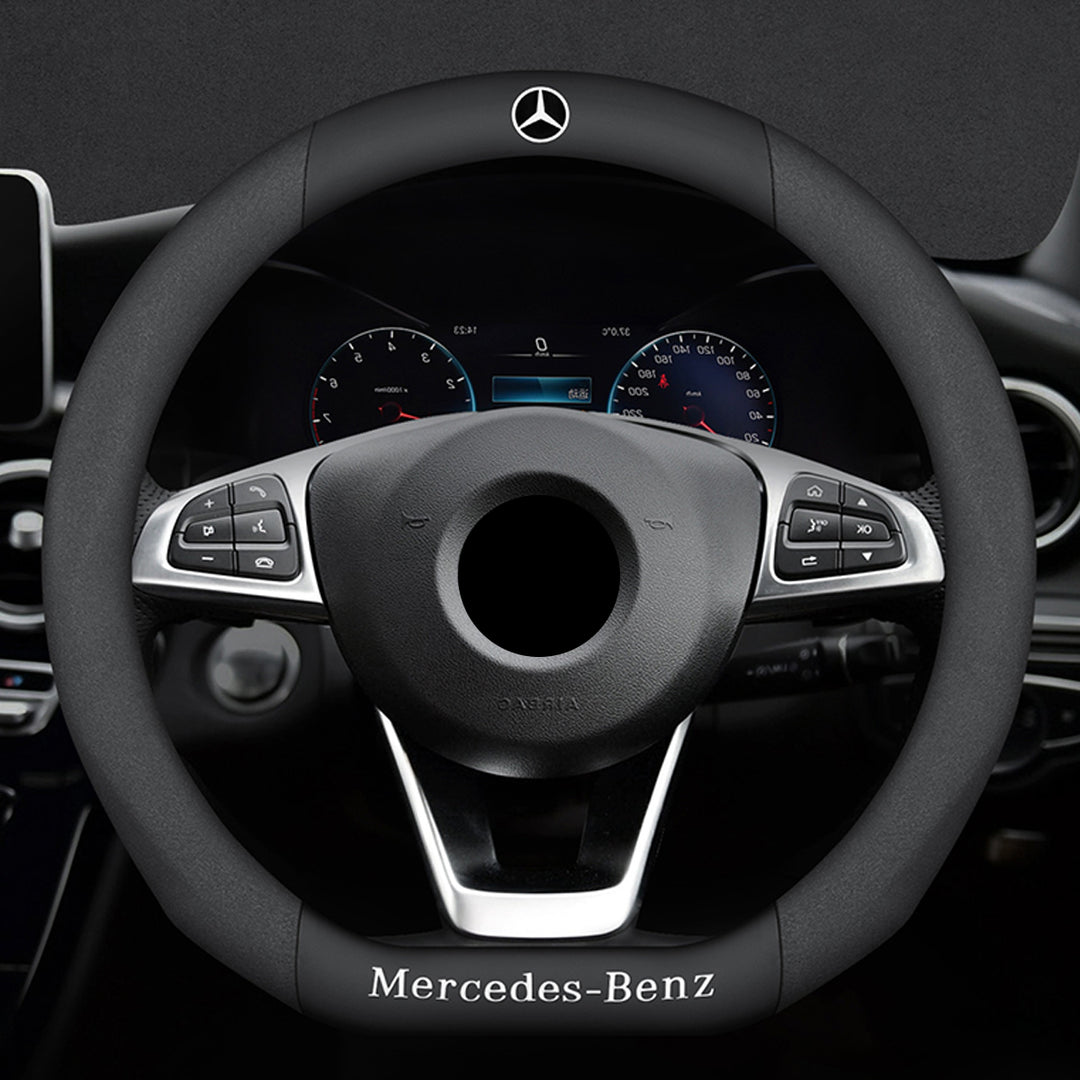 Benzベンツ  スエード  高級ハンドルカバー フィット感抜群  おしゃれ 操作性向上 四季  38CM