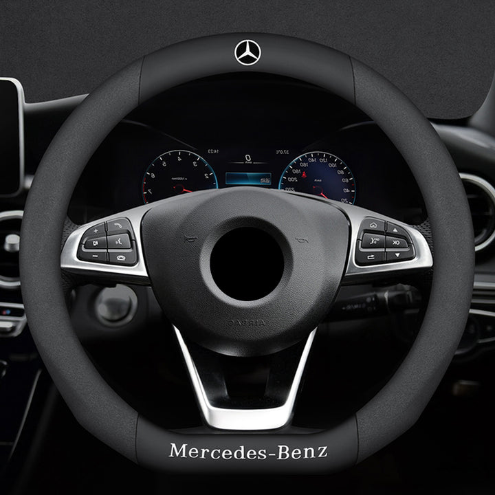 Benzベンツ  スエード  高級ハンドルカバー フィット感抜群  おしゃれ 操作性向上 四季  38CM