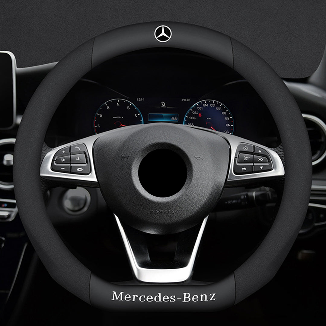 Benzベンツ  スエード  高級ハンドルカバー フィット感抜群  おしゃれ 操作性向上 四季  38CM