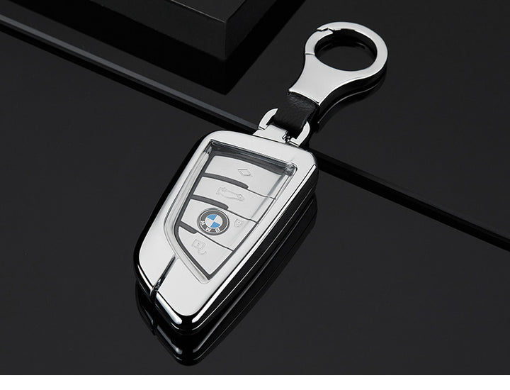 BMW専用キーケース 全面保護 高級合金 耐久 軽量 光沢感ピカピカ  キーカバー