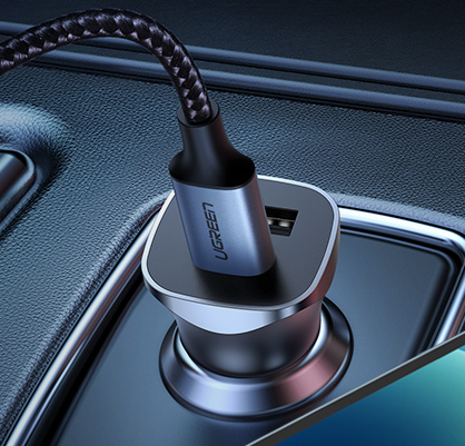 車載充電器 2ポート USB A & USB C カーチャージャー 急速充電USB [36W 12V-24V ]