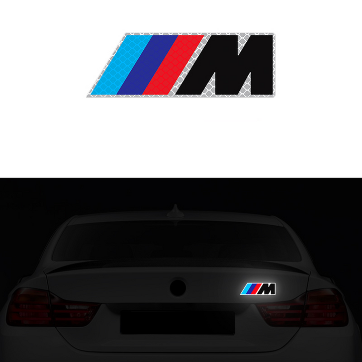 BMWM標準反射ステッカーBMWMotorsportカーステッカーリアテールロゴ修正サイド標準ステッカー