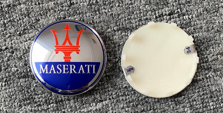 MASERATI マセラティ ホイール ハブ キャップ センター キャップ 外径60mm ホイールセンターキャップ 4個セット