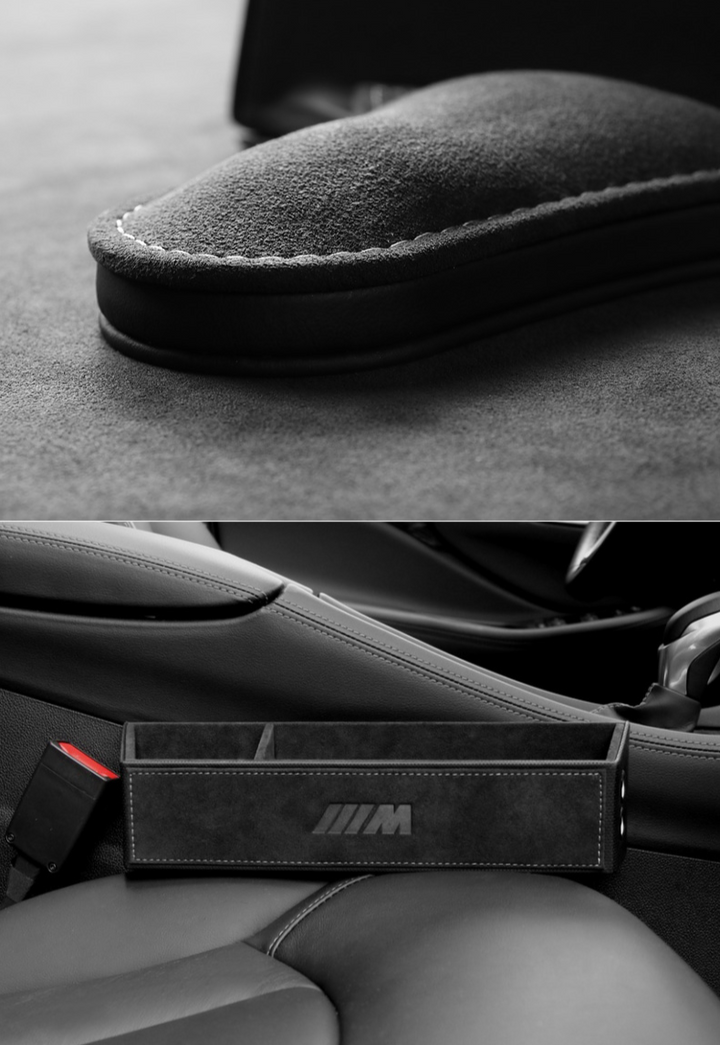 Alcantara カー収納ポケット コンソールボックス シートポケット 隙間ポケットセット