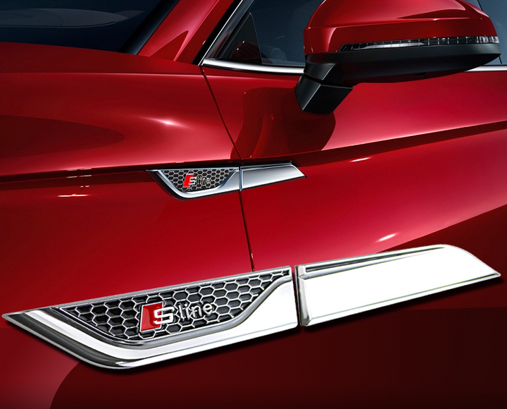 アウディaudiフェンダーステッカーA3 / A4L / A6L / Q3 / Q5L / Q7 / Q2Lデコラティブカーステッカー