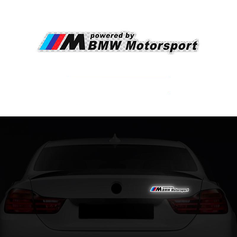 BMWM標準反射ステッカーBMWMotorsportカーステッカーリアテールロゴ修正サイド標準ステッカー