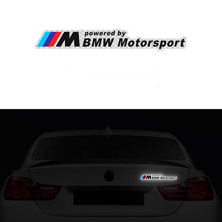 BMWM標準反射ステッカーBMWMotorsportカーステッカーリアテールロゴ修正サイド標準ステッカー