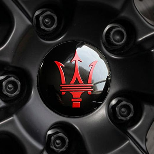 MASERATI マセラティ ホイール ハブ キャップ センター キャップ 外径60mm ホイールセンターキャップ 4個セット