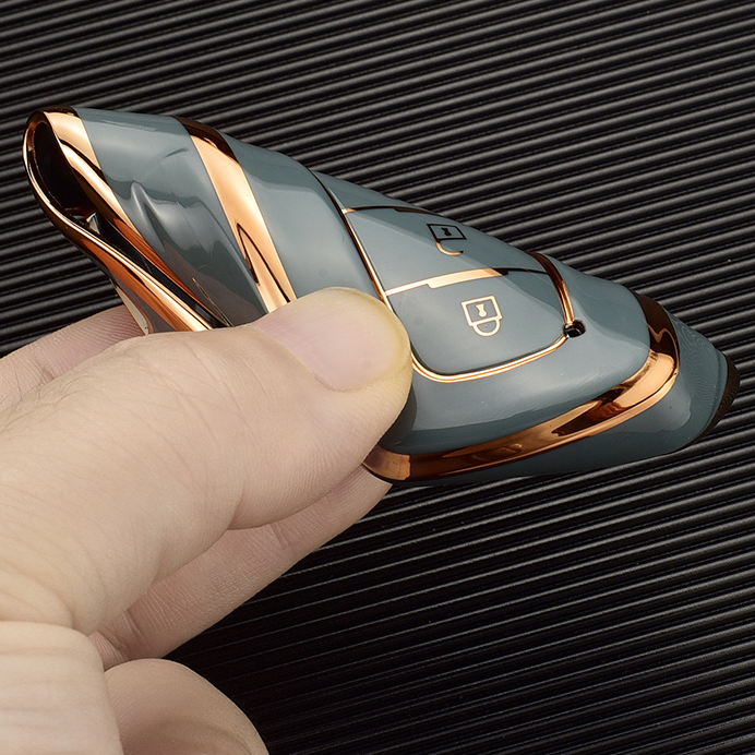 TOYOTA トヨタ専用 キーケース キーカバー キーホルダー スタイリッシュ オシャレ 汚れ防止 滑り止め 傷防止 TPU