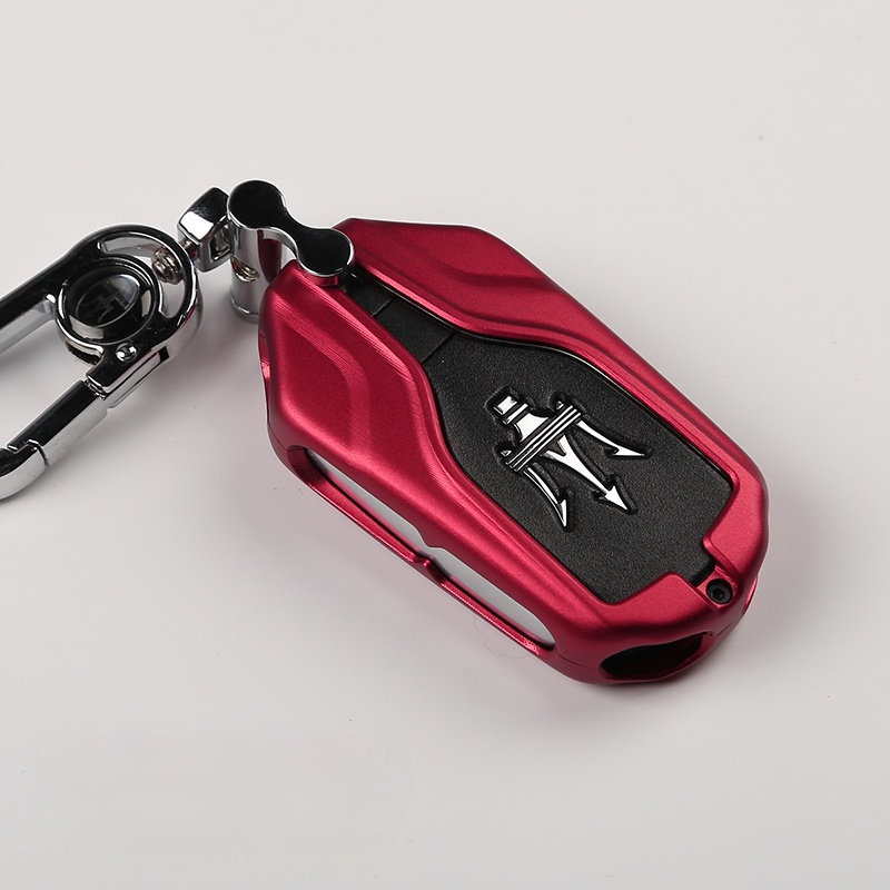 キーホルダー マセラティ ギブリ（Maserati Ghibli）レヴァンテ（Levante） クワトロポルテ（Quattroporte） キーカバー キーケース 保護カバー カスタム