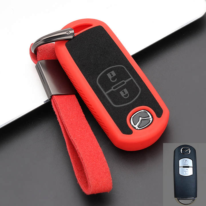 Mazda マツダ 高級感スマートキーケース カーキーカバー 耐摩擦性 耐久性 全面保護