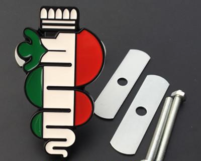 アルファロメオ純正Giulietta QUADRIFOGLIOフェンダーエンブレム