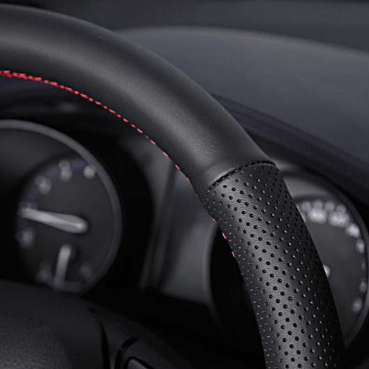 TOYOTA トヨタ 本革 ハンドルカバー  編み込み式 オーダーメイド 握り感抜群  取り付け簡単