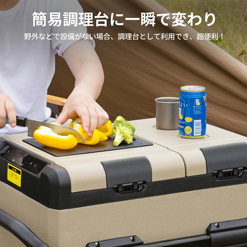小型ミニ冷蔵庫  -20～20℃   車載  2ドア  ポータブル キャンプ アウトドア 車中泊 静音