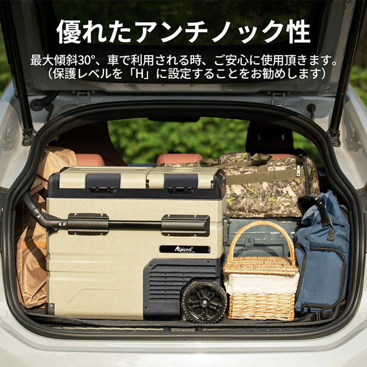 小型ミニ冷蔵庫  -20～20℃   車載  2ドア  ポータブル キャンプ アウトドア 車中泊 静音
