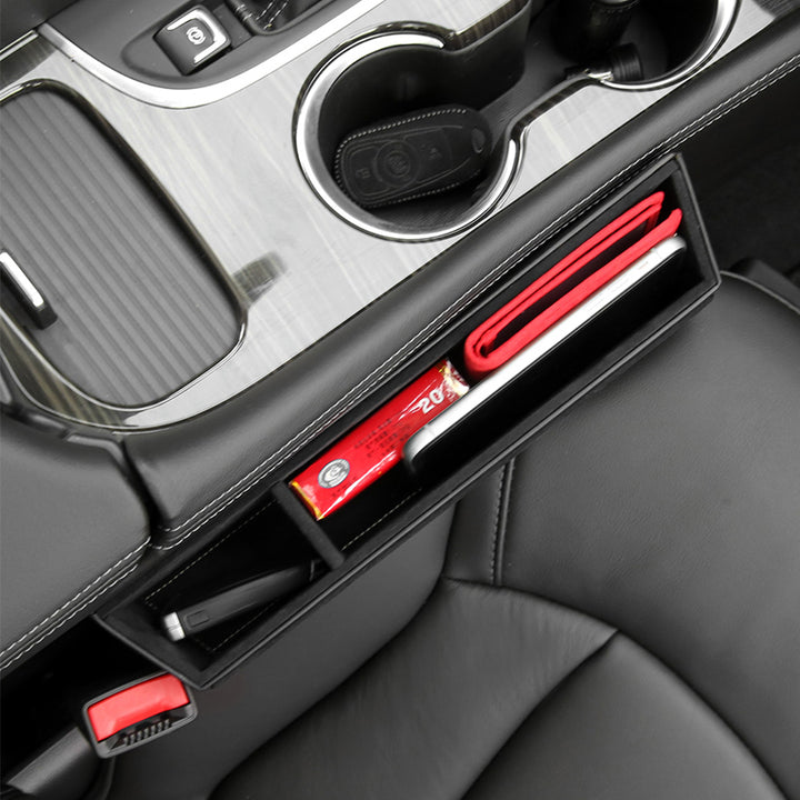Alcantara カー収納ポケット コンソールボックス シートポケット 隙間ポケットセット