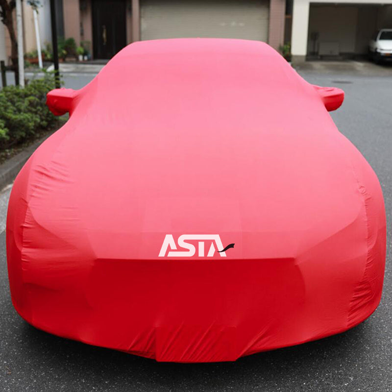 【ASTA ラグジュアフィット 屋内専用プレミアム車両ボディカバー】オーダーメイド 最高級生地  柔かい 裏起毛車カバー