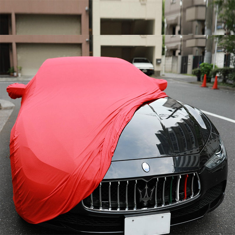 【ASTA ラグジュアフィット 屋内専用プレミアム車両ボディカバー】オーダーメイド 最高級生地  柔かい 裏起毛車カバー