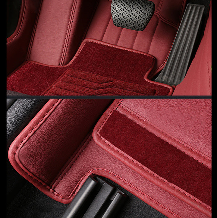 BMW 730Li Justfit保証 左右ハンドル 社外品 最上級 二重構造立体カーマット 掃除簡単 張替え