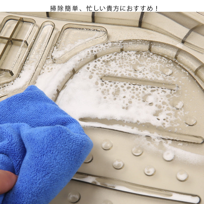 防水 高品質PVC製 汎用型フロアマット 左右ハンドル 汚れ防止 DIY 滑り防止 耐久