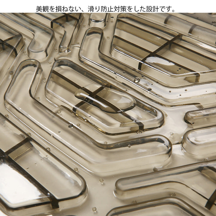 防水 高品質PVC製 汎用型フロアマット 左右ハンドル 汚れ防止 DIY 滑り防止 耐久